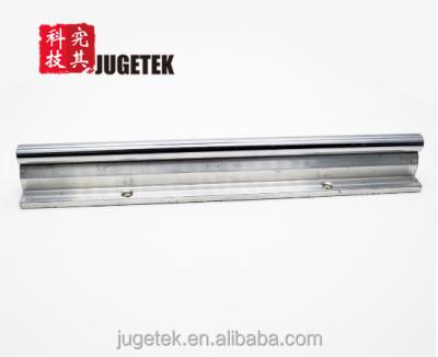 China Aluminum alloy seat and high quality hardened steel smooth rod SBR linear linear guide rail for CNC machines for sale