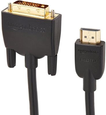 China Adapter Cable Flexible cable adapts an HDMI (input) to a DVI (output) for sale