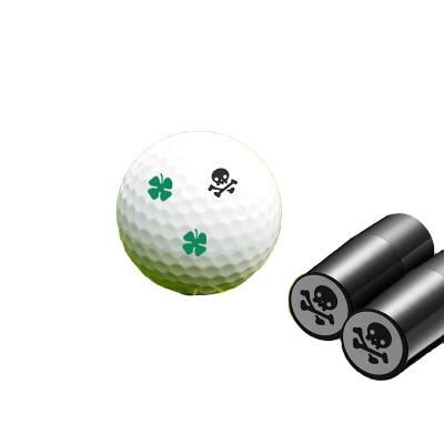 China Easily Print Factory Golf Ball Stencil Cloverleaf Golf Ball Puncher Custom Golf Ball for sale