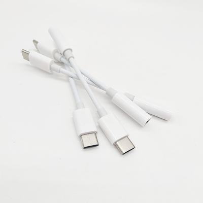 China AUX audio cable. MP3/MP4 Player Factory Earphone Custom Earphone 3.5mm Jack Type C to 3.5mm Audio Adapter for sale