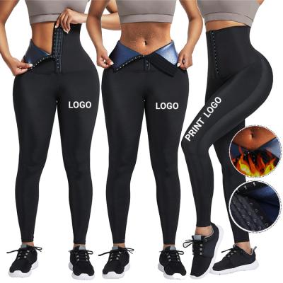 China High Quality Breathable Women Neoprene Shorts Sweat Shaper Yoga Workout Fitness Shorts Tummy Control Sauna Sweat Panties Butt Lifter Shapewear for sale