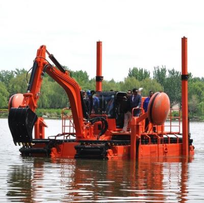 China Small Hot Sand Dredger River Amphibious Selling Machine Multifunctional Dredging Machine Dredger for sale