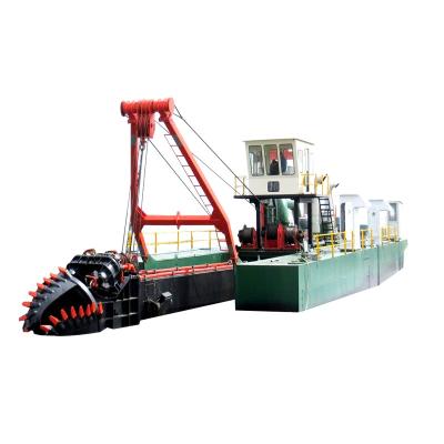 China Hotels 6 8 10 12 Inch Amphibious Sand Cutter Suction Dredger Sand Machine Dredging Dredger for sale