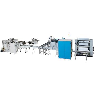 China Full Automatic Factory Facial Tissue Paper Machine Production Line Equipment for sale