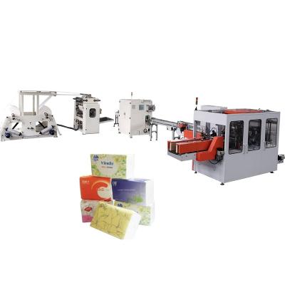 China Equipment Disposable Hygiene Products Industry Automatic Plastic Bag Packing Facial Tissue Machine Line for sale