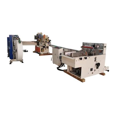 China Automatic Disposable Hygiene Products Facial Tissue Paper Folding Machine Production Line for sale