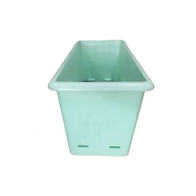 China Modern Luxury Long Roadside Gray Flower Pot Hospital Seed Shopping Mall Planter Idea for sale