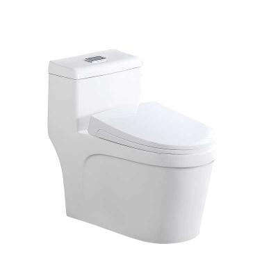 China Double-Flow Good Quality Product Popular Ceramic Modern Siphon Hot Selling One Piece Toilet for sale