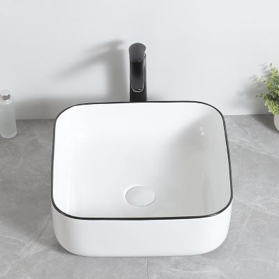 China Modern countertop mounted total solution for projects sink small bathroom face basin for sale