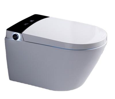 China Hidden Cistern Smart Wall Hung Ceramic Smart Toilet With Cistern For Bathroom Toilet Watermark Automatic Toilet for sale