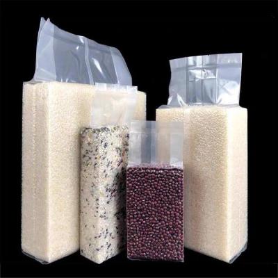 China Custom Printed Disposable Frozen Food Dry Grade Meat 3 Sides Meat Plastic Packaging Vacuum Bags for sale