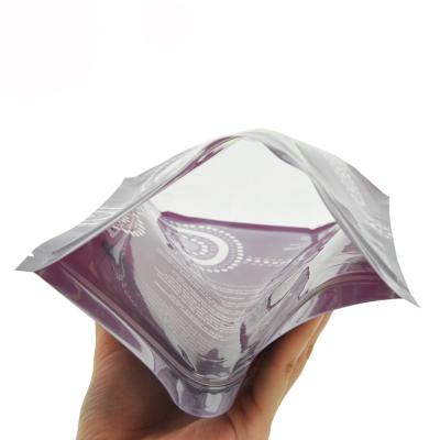 China Mylar Barrier Factory Price Stand Up Wax Melts Packaging Bags Soy Wax Ziplock Pouch For Wax Melts for sale