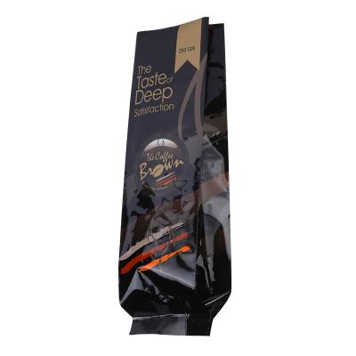 China Food Package 2lb Aluminum Foil Side Gusset Coffee Pouch With Degassing Valve for sale