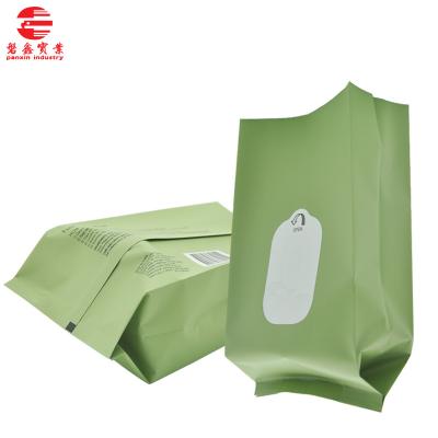 China Return Barrier Side Gusset Food Packaging Bag Snack Tea Package Bags Sealed Pouch for sale