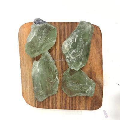 China China Crystal Stone Rough Mineral Specimen Raw Natural Green Tumbled Crystal Stone Rough for sale