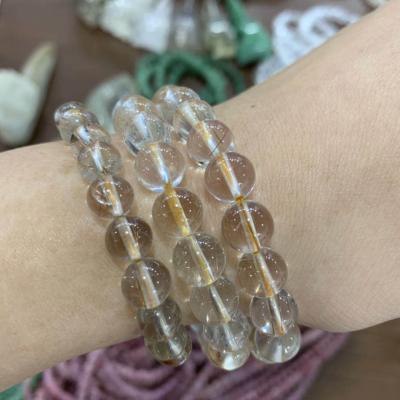 China China wholesale fashion natural quartz engraved crystal beads bracelet for gift for sale