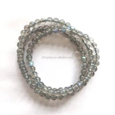 China China Natural Gray Moonlight Stone, Labradorite Stone Beads For DIY Jewelry 5mm+ for sale