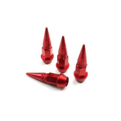 China Aluminum Long Tire Valve Cover Aluminum Spiker Stem Caps for sale