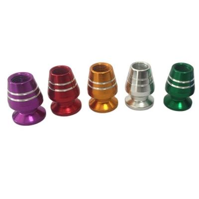 China Aluminum A Variety Of Colored Aluminum Tire Valve Covers Tire Valve Stem Caps Car Tire Valve Cover for sale