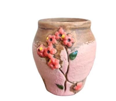 China Europe Creative Mini Cute Ceramic Hand-Painted Succulent Desktop Ornaments High Quality Creative Succulent Plants Thumbs Up Flowerpot Ceramic Pot for sale