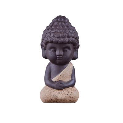 China 2023 Sustainable Little Crafts Supplies Crafts Religious Ceramic Buddha Statue for sale