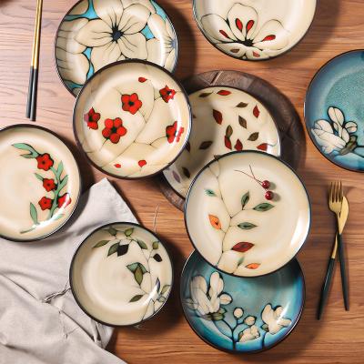 China Complete set of new style factory direct selling best tableware viable European custom ceramic tableware home use for sale