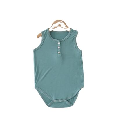 China Thermal Baby Rompers For Infant Girl And Boys Modal One Piece Sleeveless Newborn Clothes for sale