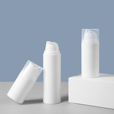 China Eco-Friendly Recyclable Material 15Ml 30Ml 50Ml Cosmetic Plastic Airless Packaging Pump Bottle Cosmetic Airless Lotion Bottle for sale