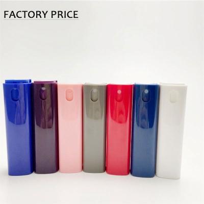 China 10ml 20ml 25ml 45ml Cosmetic Portable Refillable Pocket Square Perfume Bottle Glass Spray Bottle for sale