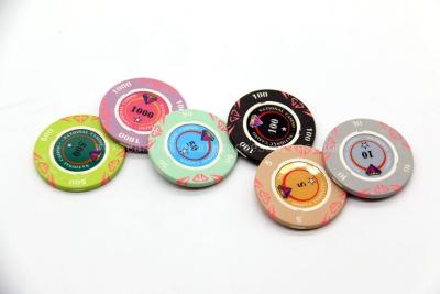 China 40mm Heavy Cool Nylon Casino Poker Chips Super Diamond Poker Chip for sale