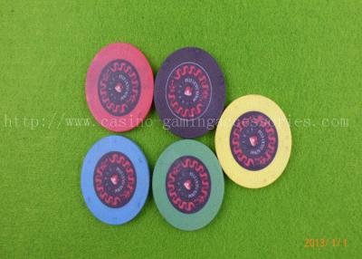 China De aangepaste Spaanders van de Casinopook met Sticker/de Blauwe Spaanders van de Casinoroulette Te koop