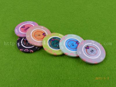 China 40mm EPT de Kleurrijke Nylon Materiële Spaanders van de Casinopook voor het Gokken van Wosp-Pookspaander Te koop