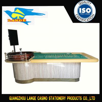 China Custom Design Casino Roulette Table For 32inch Roulette Wheels for sale