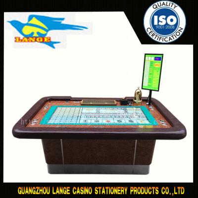 Cina Tabella verde automatica di lusso con il bordo del LED, Tabella portatile della schifezza del casinò della schifezza in vendita