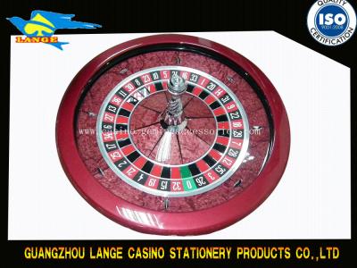 China Europees Standard 80cm-de Lijstwiel van de Casinoroulette, 32“ Rode Houten Casinoroulette Te koop