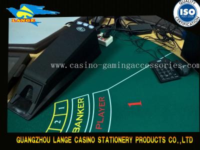 China 8 Decks Precise Casino Card Shoe Casino Dealer Shoes With 10mm Black Plastic Board for sale