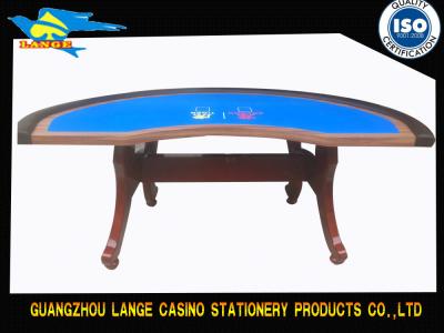 China Custom Design Black Jack Poker Table / Caribbean Table / Three Cards Poker Table for sale