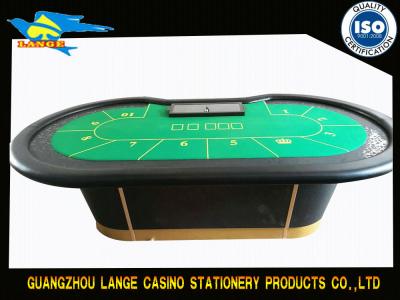 China Tabla de lujo del póker de Tejas Holdem del casino/tabla Tejas Holdem del póker con el fieltro cambiable en venta