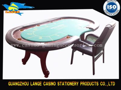 China Simple Texas Holdem Poker Table 96 Inch Casino Gaming Texas Holdem H Legs for sale