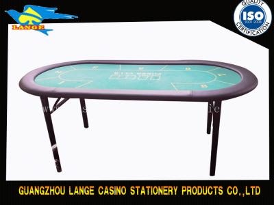 China Square Texas Holdem Poker Table 84 inch Foldable Poker Table Fireproof for sale