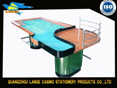 China Custom Design Layout Roulette Game Table / Standard Roulette Table for sale