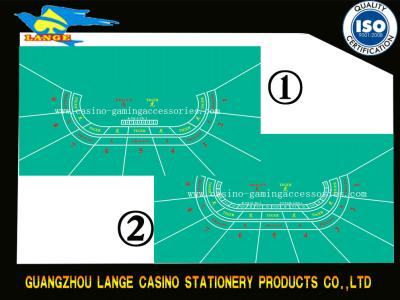 中国 240×130 cmのドラゴンおよびトラ9プレーヤーのバカラのテーブル クロスのカジノのレイアウト 販売のため