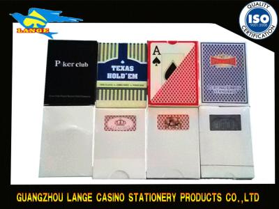 China Custom Printed Paper Playing Cards / Black Core Poker Games Cards OEM for sale