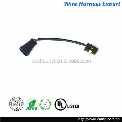 China Automotive D1S HID Xenon Cable HID Bulb Converter Connector Wire Harness for sale