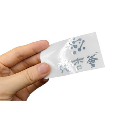 China Factory Price Waterproof Gold Foil Sticker Label Waterproof Adhesive Foil For Candle for sale