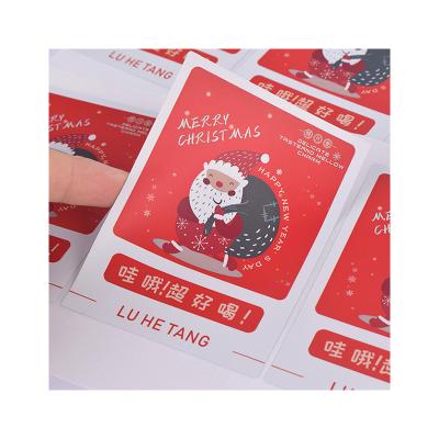 China Waterproof Recommend Label Printing Label Sticker Lucky Draw Label Printing Custom Double Side Sticker for sale