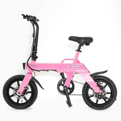 China Aluminum Alloy 350W Blush Less Motor Electric Bike Adults Fold E-Bike Electric Bicycle 36V Lithium Battery Mini Capable for sale