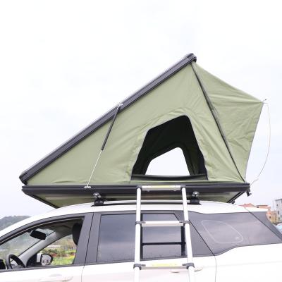 China Waterproof Custom Aluminum Hard Shell Car Roof Top Tent Outdoor Folding Camping Tent For SUV for sale