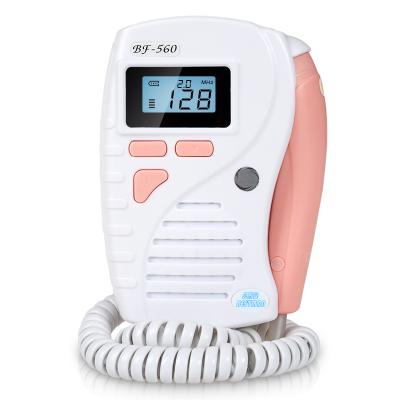 China Baby Heart Rate Detector Prenatal Fetal Doppler Heart Rate Ultrasound BF-560 2.0 MHz Probe for Medical Use for sale