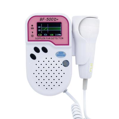 China Detect LCD Display Fetal Ultrasound Color BESTMAN BF-500D+ TFT Heart Rate Doppler Fetal Heart Rate Monitor For Home Use for sale